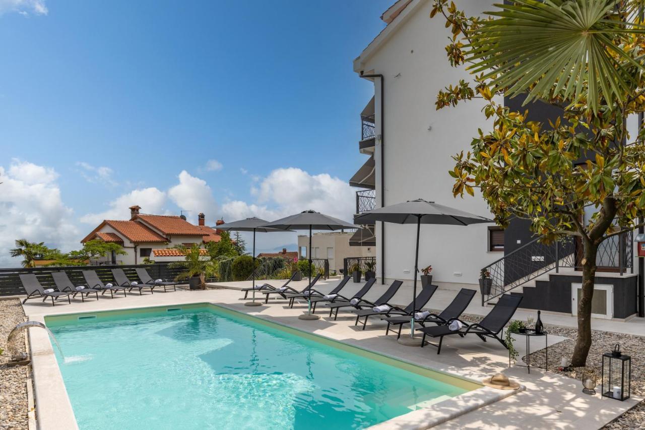 Villa Adriatic, Apartment Chiara With Sea View And Heated Swimming Pool, Free Private Parking, อิตชิชี ภายนอก รูปภาพ